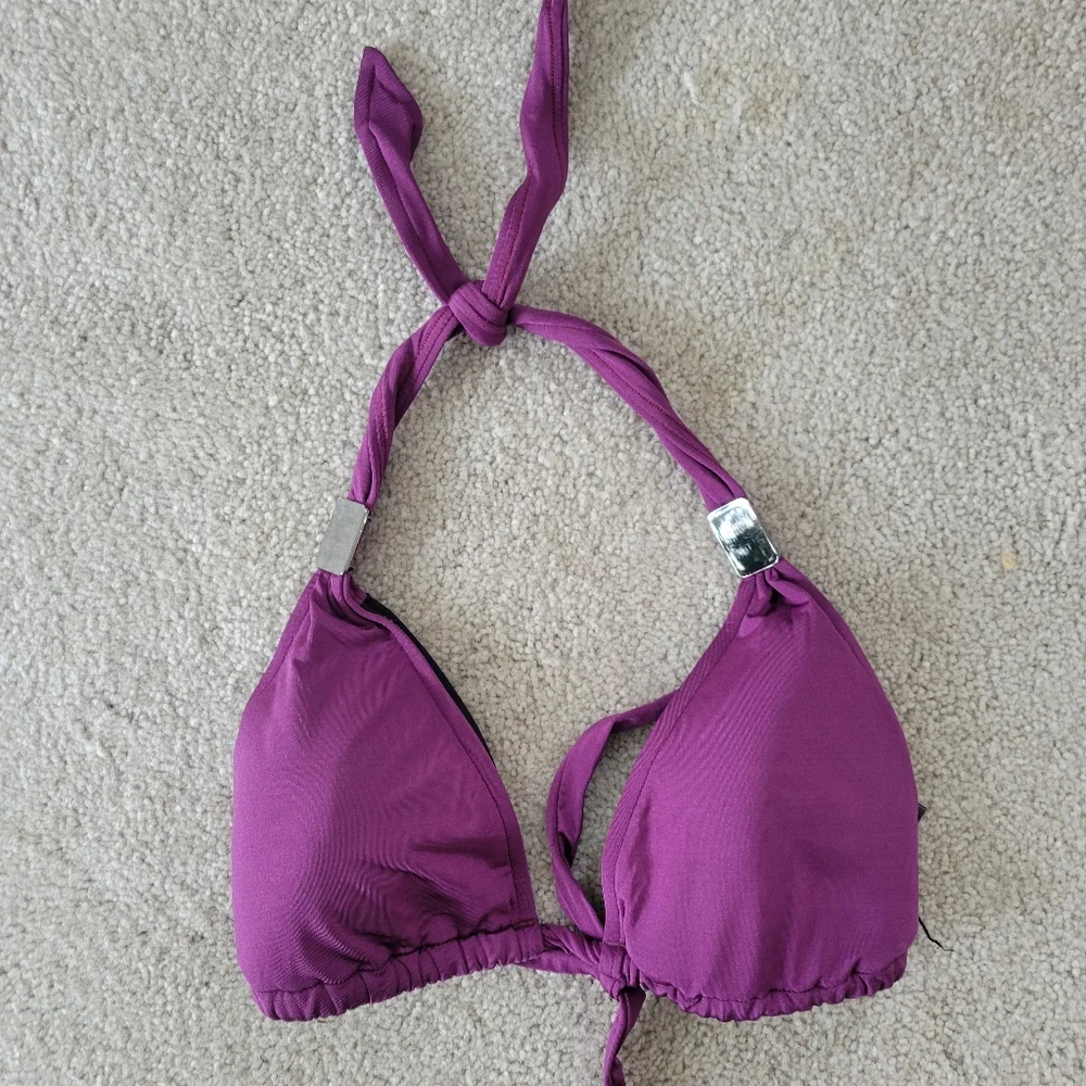 Canyon Beachwear 1 Sol Bikini Swimsuit Purple Size Large NWT